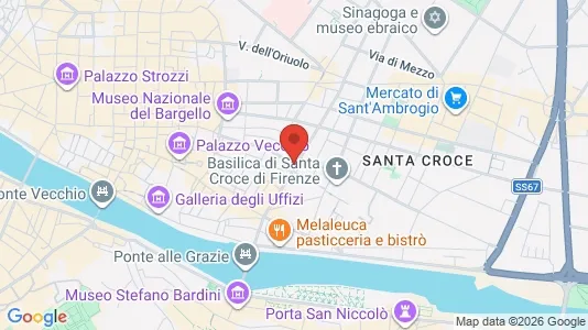 Apartments for rent i Florence - kort over placeringen