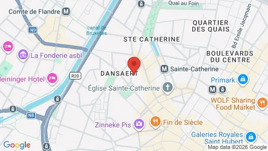 Apartments for rent i Stad Brussel - kort over placeringen