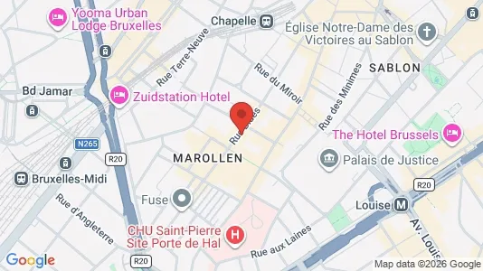 Apartments for rent i Stad Brussel - kort over placeringen