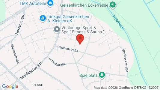 Apartments for rent i Gelsenkirchen - kort over placeringen