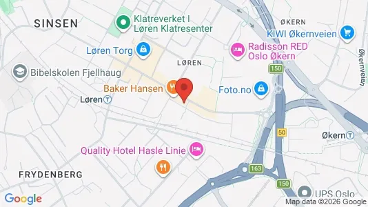 Rooms for rent i Oslo Grünerløkka - kort over placeringen