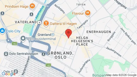 Apartments for rent i Oslo Gamle Oslo - kort over placeringen