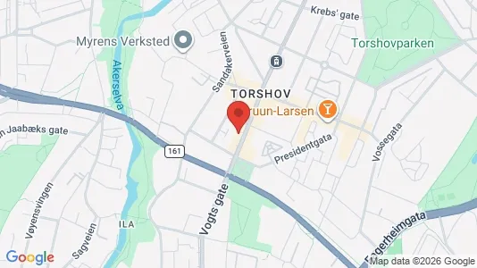 Rooms for rent i Oslo Sagene - kort over placeringen