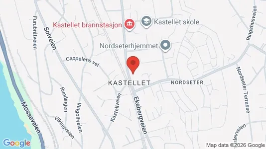 Rooms for rent i Oslo Nordstrand - kort over placeringen