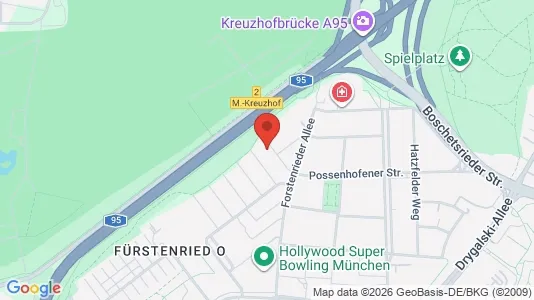 Apartments for rent in Munich Thalkirchen-Obersendling-Forstenried-Fürstenried-Solln - Photo from Google Street View