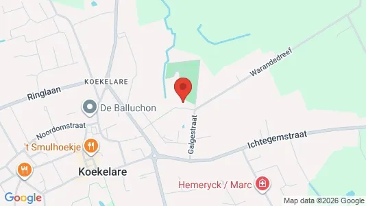 Apartments for rent i Koekelare - kort over placeringen