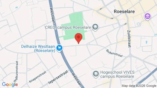 Apartments for rent i Roeselare - kort over placeringen
