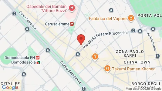 Apartments for rent i Milano Zona 1 - Centro storico - kort over placeringen
