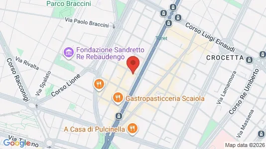 Apartments for rent i Turin - kort over placeringen