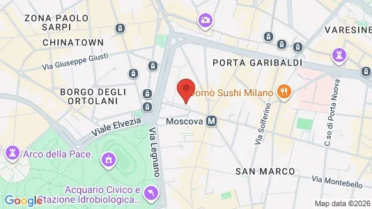 Apartments for rent i Milano Zona 1 - Centro storico - kort over placeringen