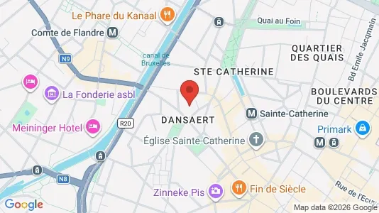 Apartments for rent i Stad Brussel - kort over placeringen