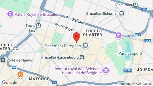 Apartments for rent i Stad Brussel - kort over placeringen