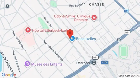 Apartments for rent i Brussels Elsene - kort over placeringen