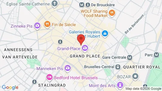 Apartments for rent i Stad Brussel - kort over placeringen