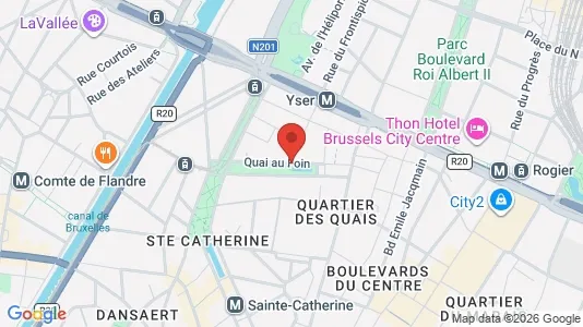 Apartments for rent i Stad Brussel - kort over placeringen