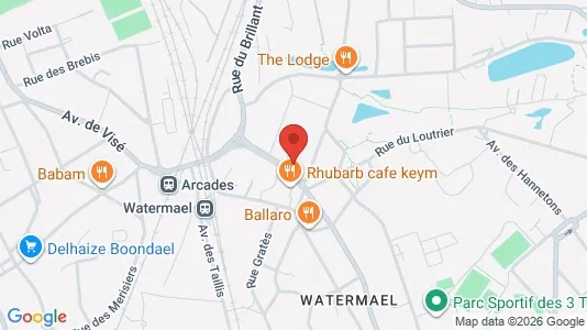 Apartments for rent i Brussels Watermaal-Bosvoorde - kort over placeringen