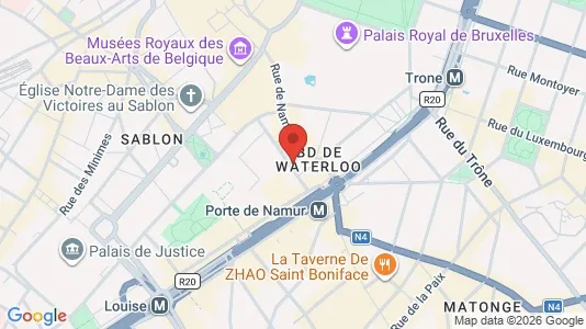 Apartments for rent i Stad Brussel - kort over placeringen