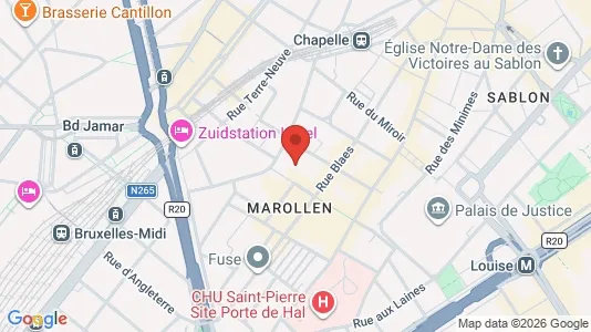 Apartments for rent i Stad Brussel - kort over placeringen