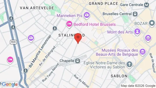 Apartments for rent i Stad Brussel - kort over placeringen