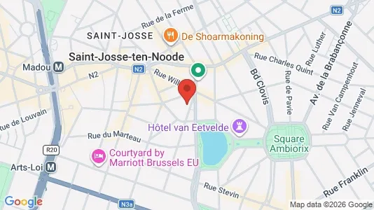 Apartments for rent i Stad Brussel - kort over placeringen
