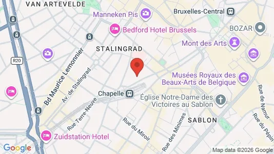 Apartments for rent i Stad Brussel - kort over placeringen