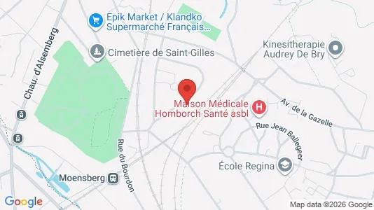 Apartments for rent i Brussels Ukkel - kort over placeringen