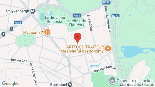 Apartments for rent i Stad Brussel - kort over placeringen