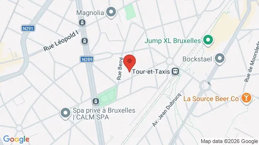 Apartments for rent i Brussels Jette - kort over placeringen