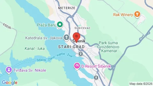 Apartments for rent in Šibenik - Photo from Google Street View