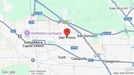 Apartments for rent i San Prisco - kort over placeringen