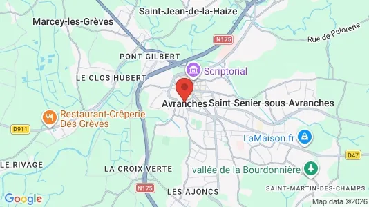 Apartments for rent in Avranches - Photo from Google Street View
