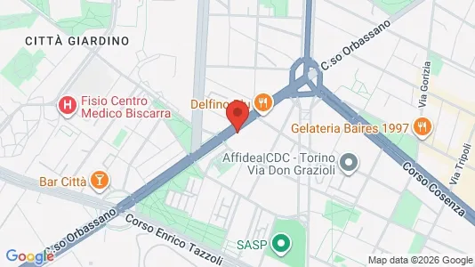 Apartments for rent i Turin - kort over placeringen