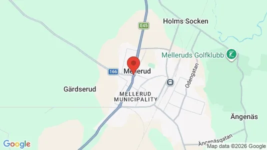Houses for rent i Mellerud - kort over placeringen