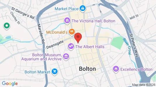 Apartments for rent i Bolton - Lancashire - kort over placeringen