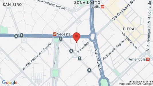 Apartments for rent i Milano Zona 7 - Baggio, De Angeli, San Siro - kort over placeringen