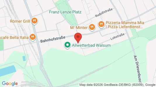 Apartments for rent i Duisburg - kort over placeringen