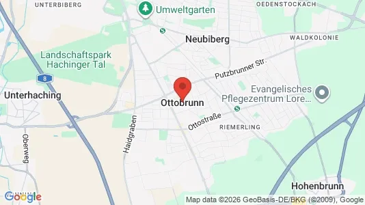 Houses for rent i Ottobrunn - kort over placeringen