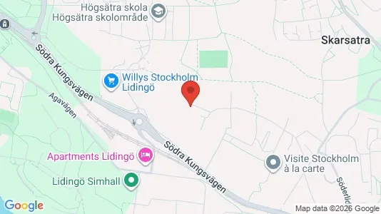 Apartments for rent i Lidingö - kort over placeringen