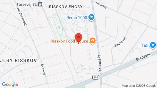 Apartments for rent i Risskov - kort over placeringen