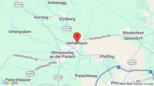 Houses for rent i Hafnerbach - kort over placeringen