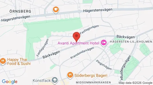 Apartments for rent i Stockholm South - kort over placeringen