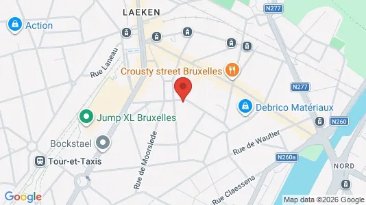 Apartments for rent i Stad Brussel - kort over placeringen