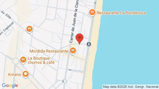 Apartments for rent i El Campello - kort over placeringen