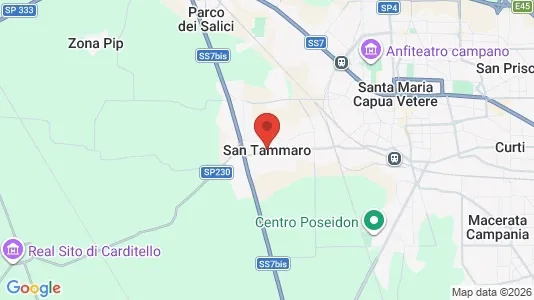 Apartments for rent i San Tammaro - kort over placeringen