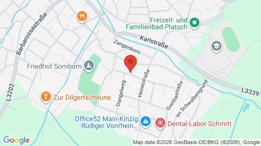 Apartments for rent i Main-Kinzig-Kreis - kort over placeringen