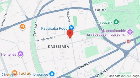 Apartments for rent i Tallinn Kesklinna - kort over placeringen