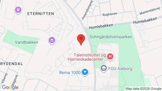 Apartments for rent i Aalborg Center - kort over placeringen