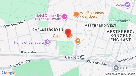 Apartments for rent i Vesterbro - kort over placeringen