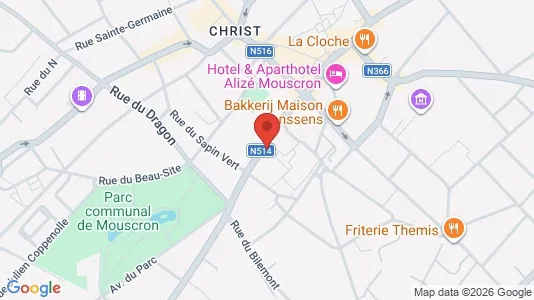 Apartments for rent i Moeskroen - kort over placeringen