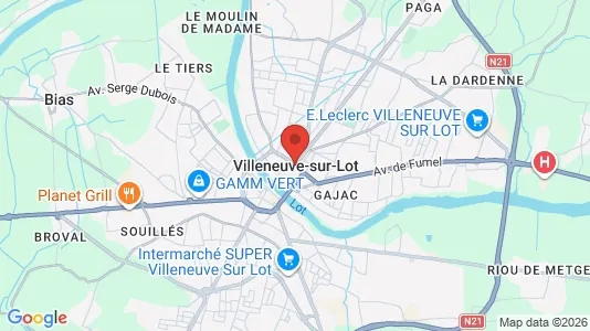 Apartments for rent in Villeneuve-sur-Lot - Photo from Google Street View